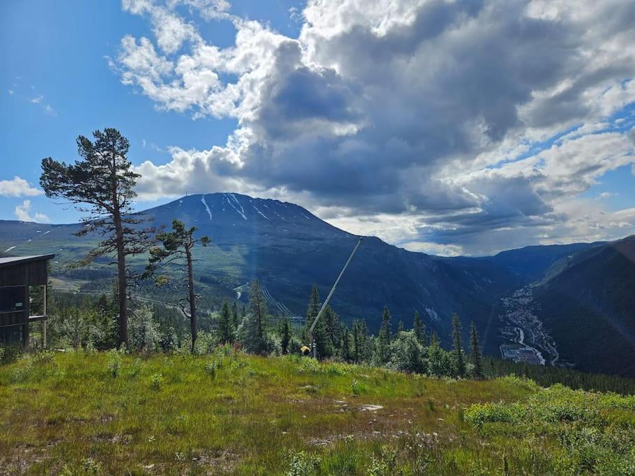 Ny Leilighet Med Flott Utsikt Til Gaustatoppen Rjukan Esterno foto